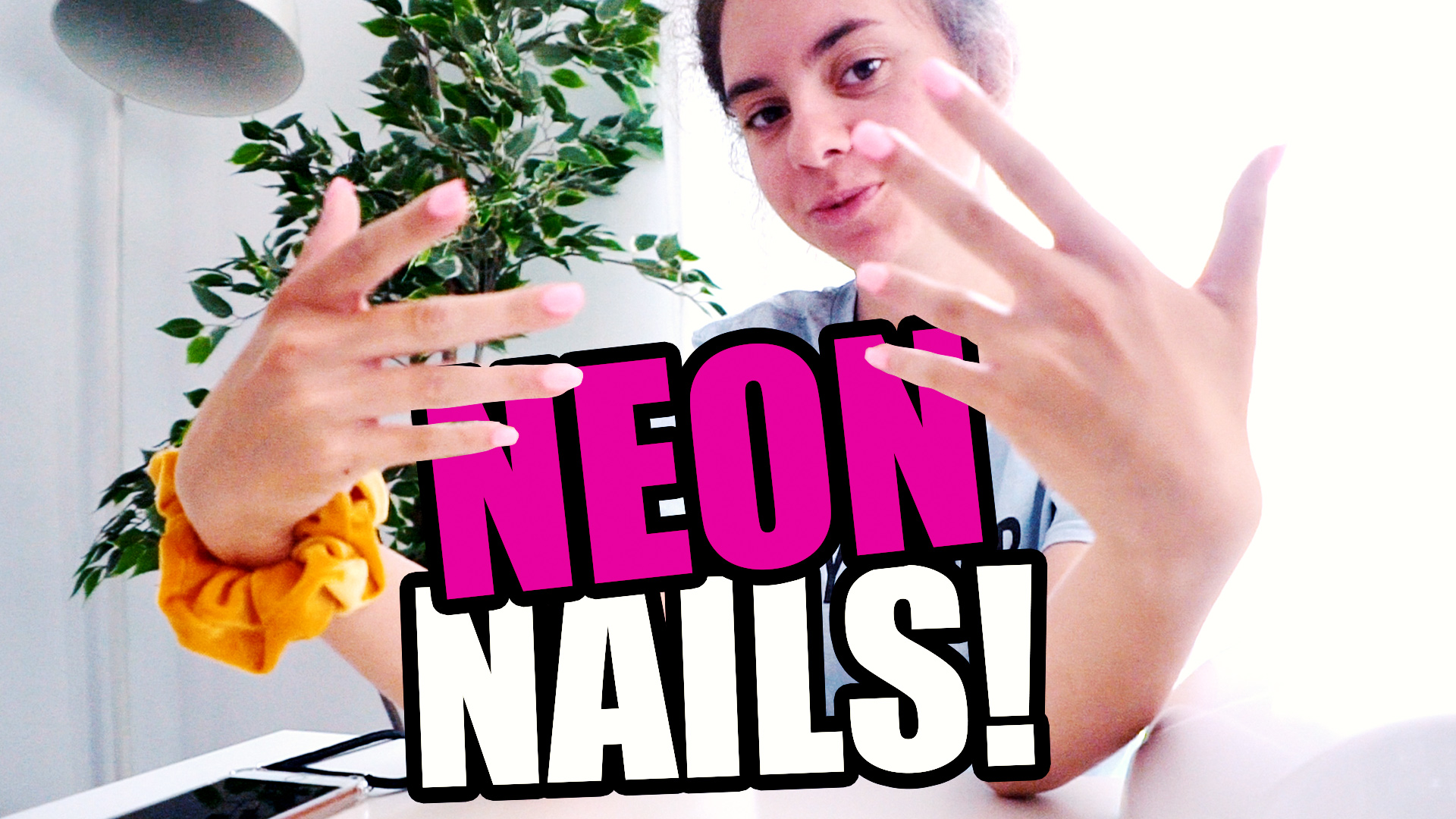 Neumodellage mit Tips / Neon Nails / Nageldesign