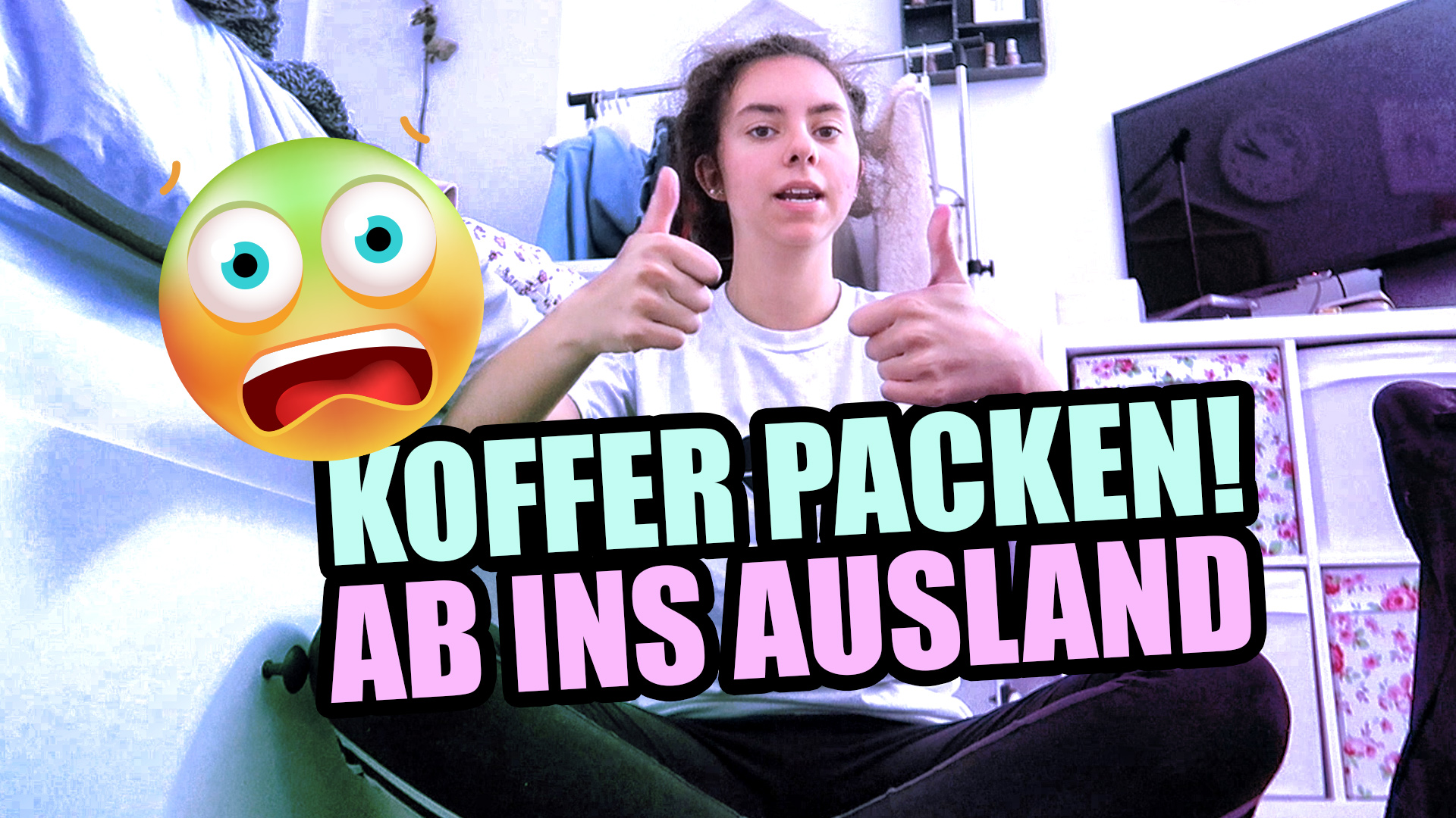 Erstes mal Kofferpacken für Auslandsreise