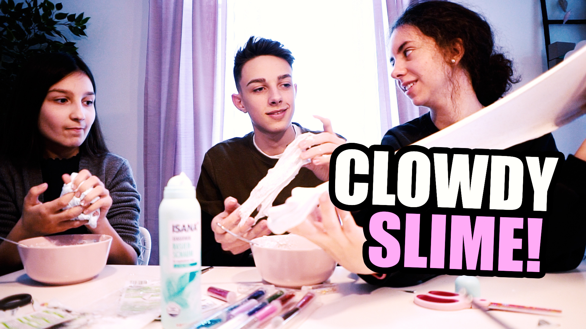 Clowdy Slime selbst machen / DIY / Zwangs Ferien / kinder_sein